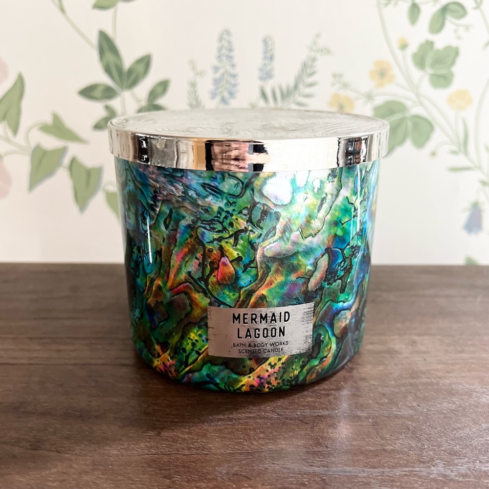 Bath and Body Works Mermaid Lagoon 3-Wick Candle